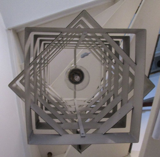 Image 1 of Lampada a sospensione in metallo di Hoogervorst per Anvia, anni '50.