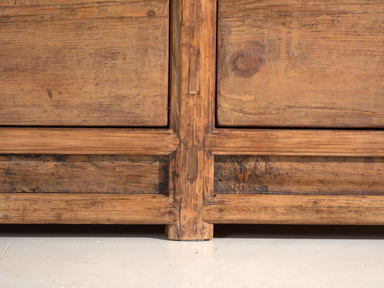 Antique sideboard in pine wood – China, circa 1930 – Iron (photo 33 of 40)