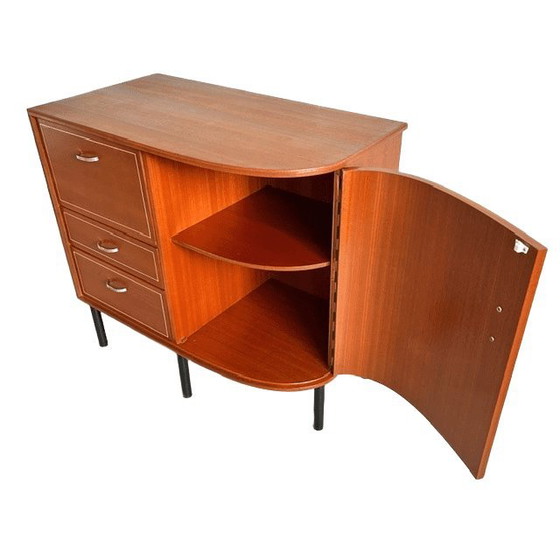 Image 1 of Vintage mid-century Formule ladekastje halfrond Deens design 1960's