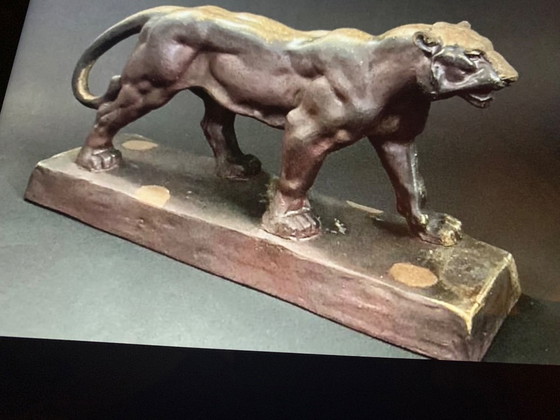 Image 1 of Tigre dal Giappone nella scatola originale dell'artista Kinami Chikasen <