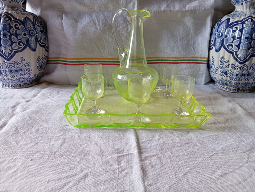 Service a liqueur en ouraline 