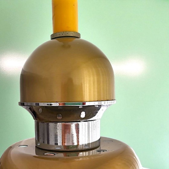 Image 1 of Large Murano glass retractable hanging lamp in style of Carlo Mason for Mazzega, 1960s