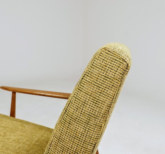 Image 1 of Poltrona vintage verde oliva, design moderno, anni '70
