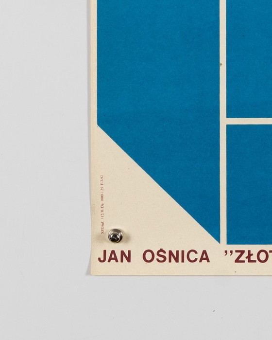 Zloty Klucz Teatr Lalek – Anni '80 – Poster teatrale vintage originale di Jan Osnica – Scuola polacca di (photo 7 of 8)