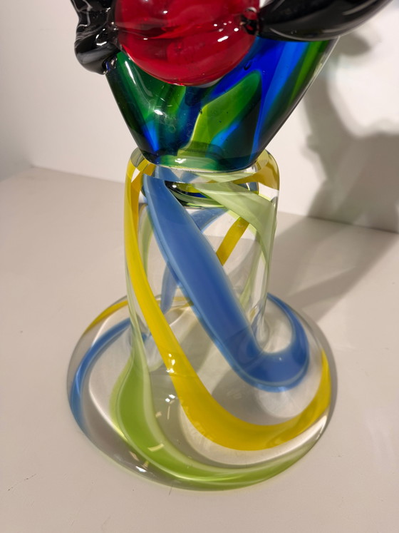 Escultura de tótem de cristal artístico estilo Murano – Glass (photo 7 of 7)