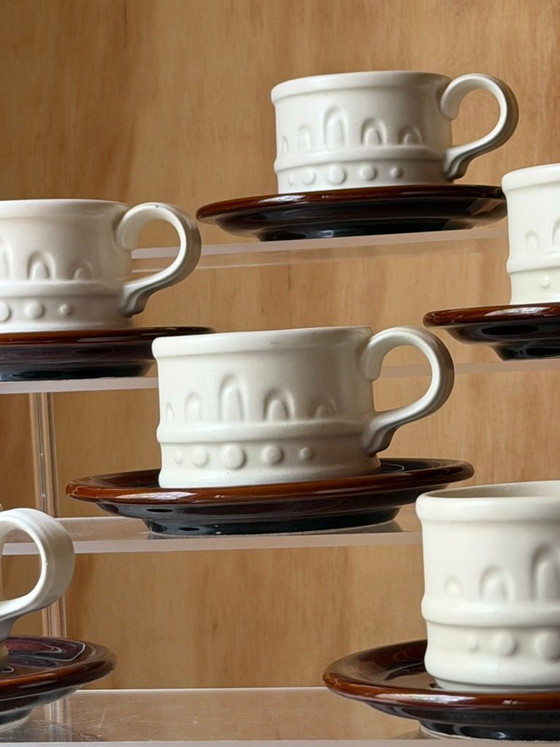 Servizio da caffè vintage Carlton Ware, composto da 14 pezzi in ceramica, stile metà secolo, con tazzine da (photo 7 of 16)
