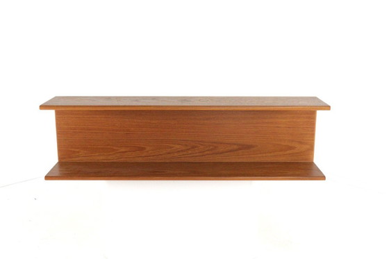 Image 1 of Deens massief teak wandplank plank vintage