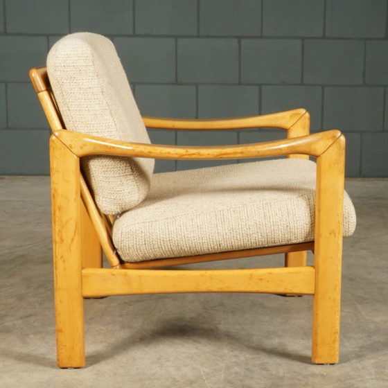 Image 1 of Danish lounge chairs – walnut – 1960s