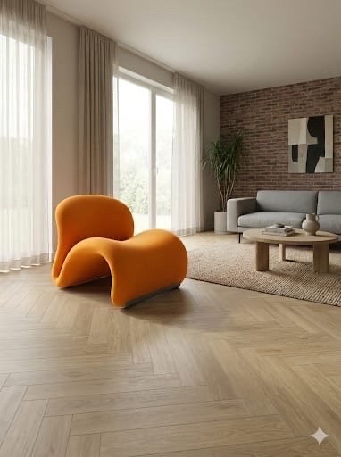 Image 1 of Schitterende Le Chat fauteuil van Pierre Paulin