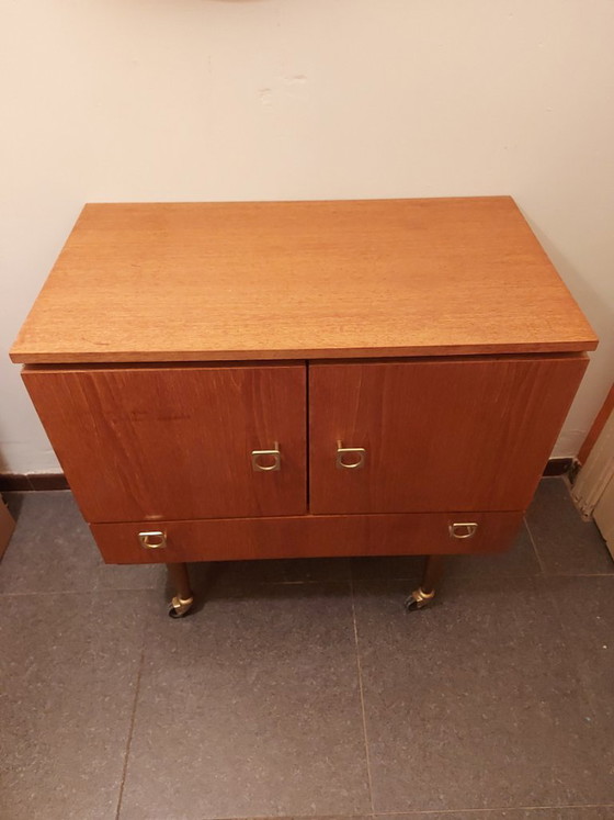 Image 1 of Cassettiera su ruote di metà secolo, anni '70