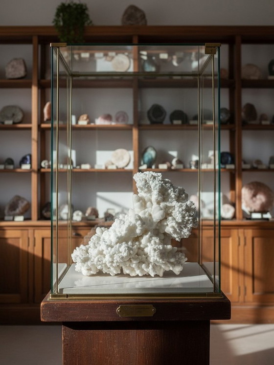 Image 1 of Collezione di minerali, esemplare antico di aragonite bianca dal Messico, +3,2 kg