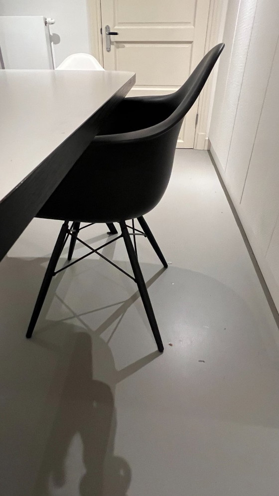 Image 1 of Dining table WOGG 200 x 90 x 74 in white/black