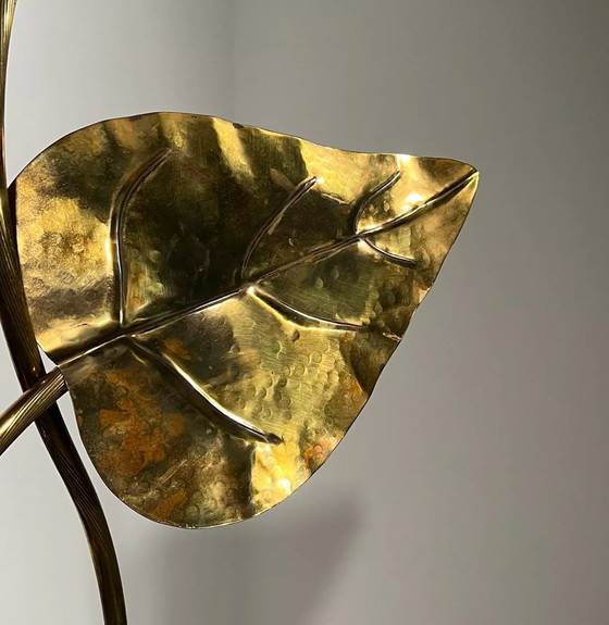 Image 1 of Stehleuchte 3 Blätter, 70er Jahre