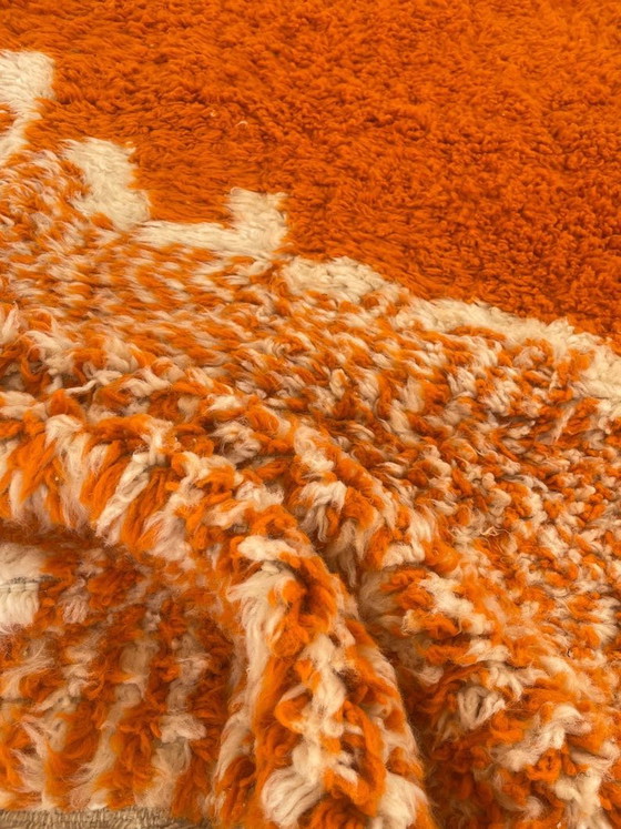 Image 1 of Alfombra tradicional hecha a mano de pura lana, tamaño 150 x 350 cm.