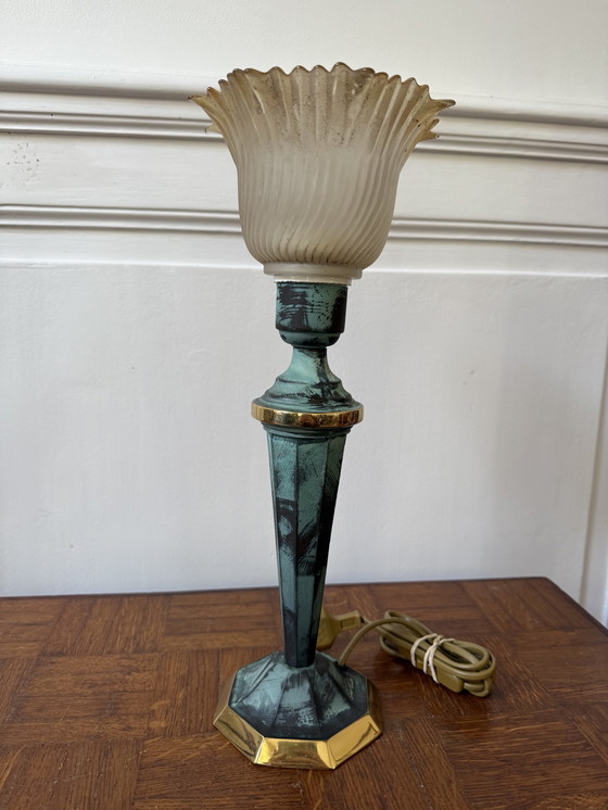 Image 1 of Art Deco Tulip Lamp