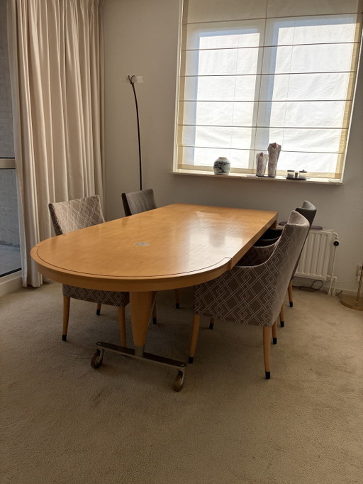 Giorgetti dining table designed by Chi Wing Lo. First owner.