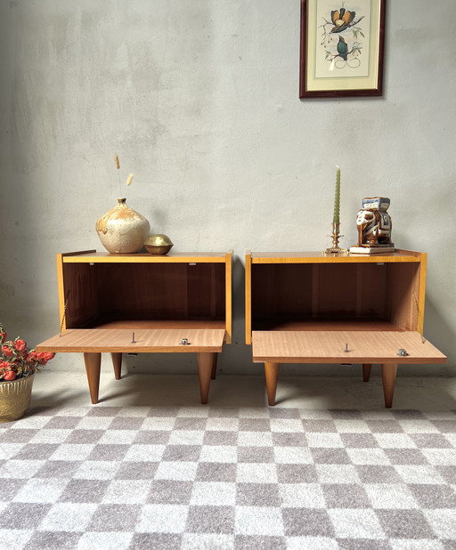 Ensemble de tables de chevet vintage