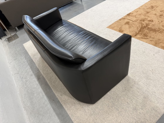 Divano Leolux Fiabo 2,5 posti in pelle nera – Divani 2 posti, Leather (photo 6 of 8)