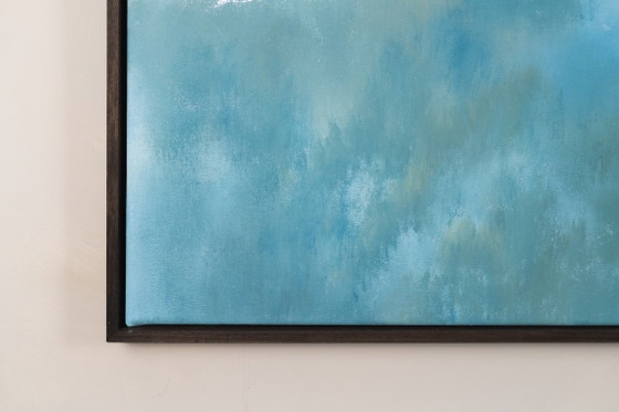 Dramatic Original Acrylic Painting - Snowy Mountain and Forest Scene - Mystery High III – Paintings & Drawings (photo 4 of 7)