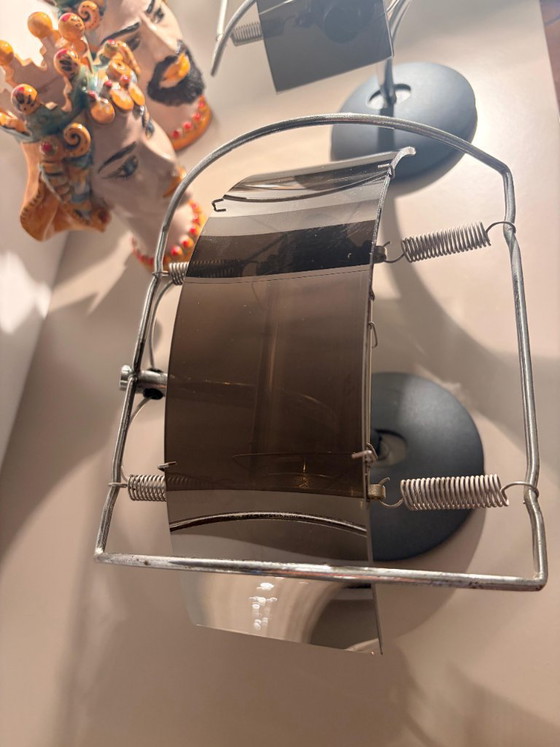 Pair of Artemide Sidecar Warrior Wall lights, Vintage design, Perfect condition, Glass, Silver (photo 2 of 14)