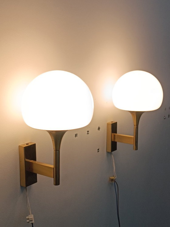 Image 1 of Par de apliques de Gaetano Sciolari para Maison Sciolari, 1970