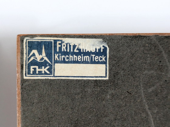 Image 1 of Paar Vintage 1960er Jahre Bauhaus-Stil Teakholz Buchstützen, Deutsch Mid-Century Modern Design