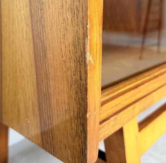 Image 1 of Vintage sideboard/television cabinet high gloss walnut, Bilea