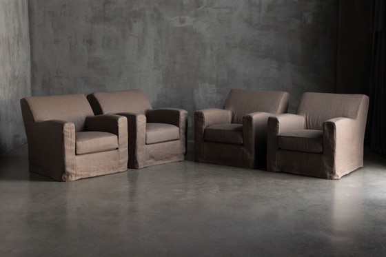 Image 1 of Lounge Chairs by Christian Liaigre, France, 1990s