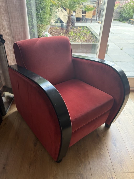 Poltrona Art Déco Rooker Dutch Seating Company – Sedie e poltrone, Textile, Wood (photo 2 of 6)