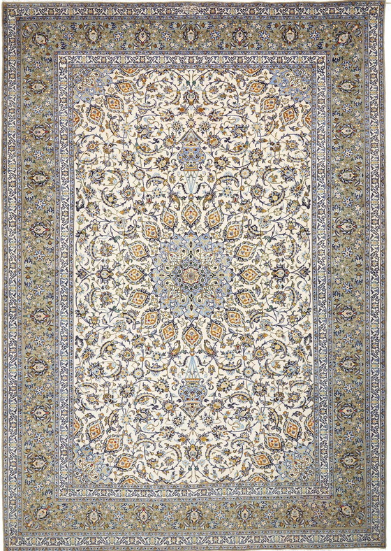 Image 1 of Perserteppich Klassische Schönheit – Keschan Teppich – Handgeknüpft 425 x 295 cm Nr. 469790