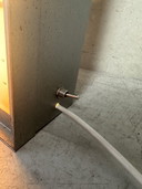 Test de lecture vintage - cabinet d'ophtalmologie (lampe murale)
