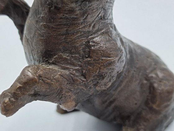 Image 1 of Kleine Bronzeskulptur eines Pferdes, Arthur Spronken?