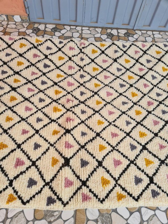 Image 1 of Tapis marocain en laine naturelle 250cmx150cm