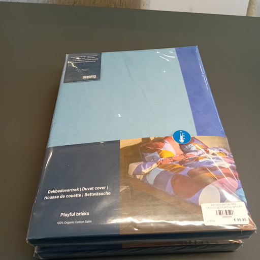 Playful Bricks Duvet Cover 140 x 220 cm