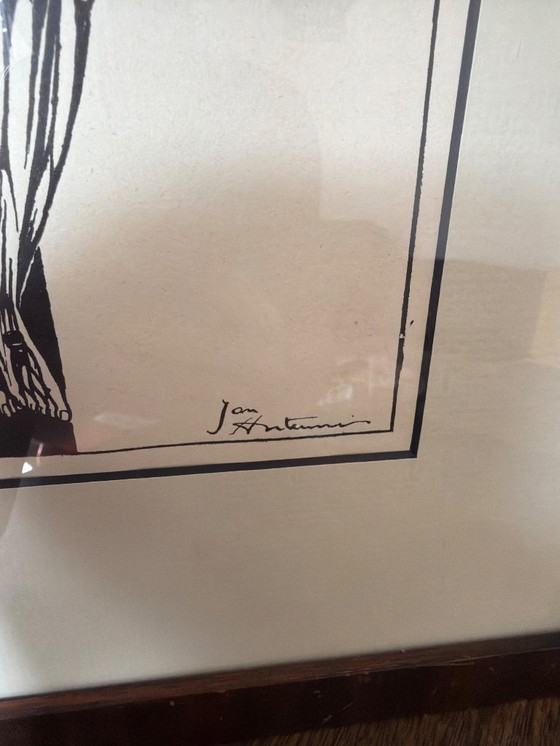 Image 1 of Vintage Art Deco painting Jesus by Jan Anteunis 1930