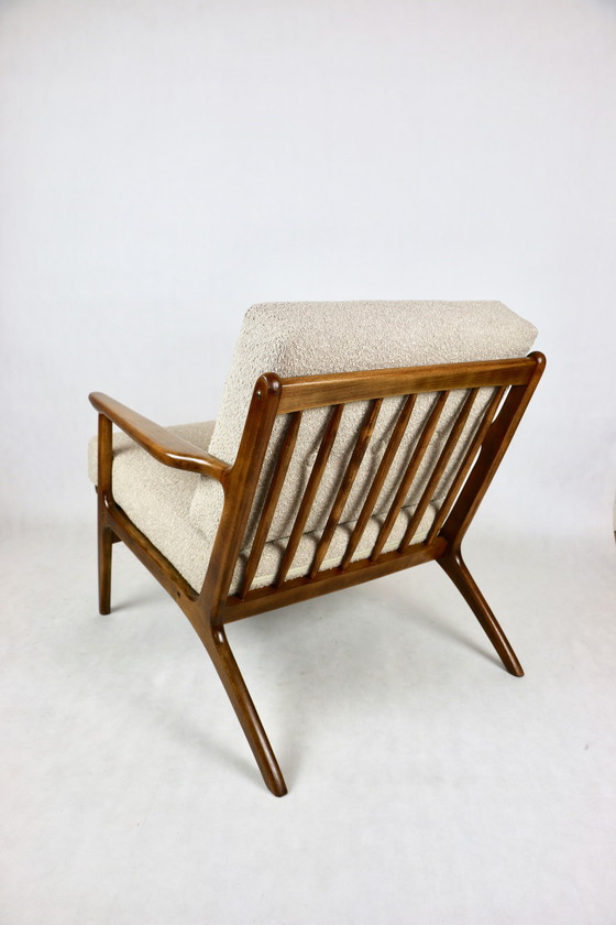 Image 1 of Vintage Danish Beige Boucle Loop Chair, 1970s - Set of 2