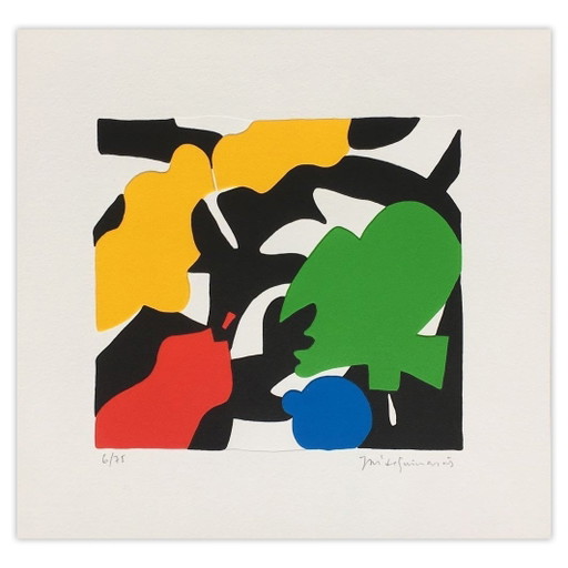 José De Guimaraes signierter Siebdruck Mimésis I 2006 – lithos zeefdrukken, Paper