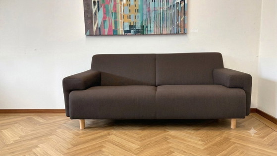 Image 1 of Cloak Sand | 2.5-seater sofa | Brown refurbished