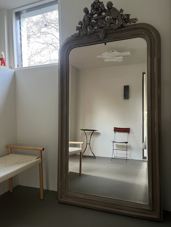 Image 1 of Grote (nieuwe) spiegel met facetrand. 