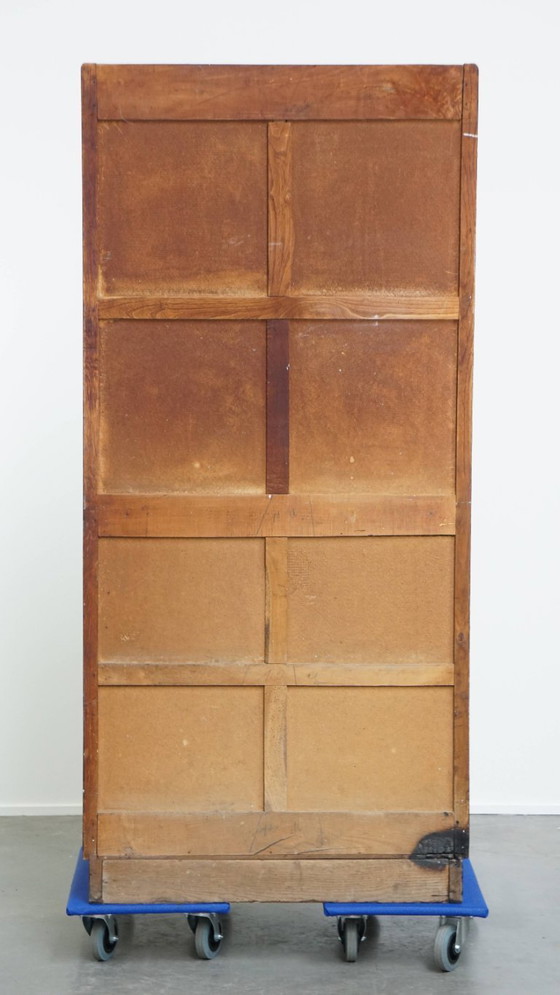 Image 1 of Mobiletto antico in rovere con due ante a rullo