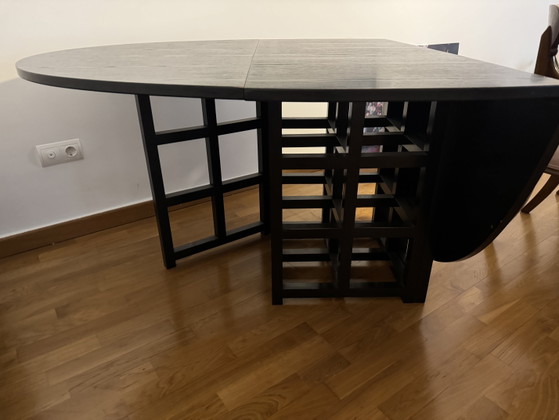 Image 1 of Cassina Mackintosh DS1 en DS3 tafel- en stoelenset