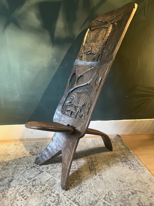 Afrikanischer Stuhl Vintage