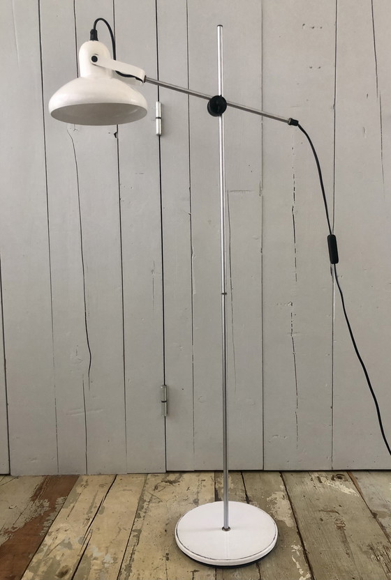 Image 1 of Anvia vintage floor lamp white J. Hoogervorst