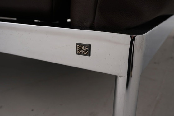 Image 1 of Canapé d'angle Rolf Benz Plura 380 Relax en cuir