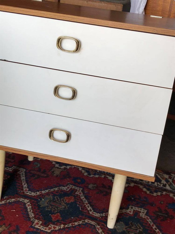 Vintage White Chest of Drawers, 1960s (photo 3 of 7)