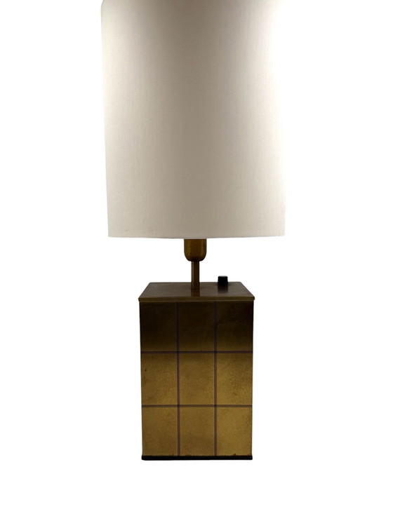 Image 1 of Hollywood Regency Brass Table Lamp Base, Romeo Rega Italy, 1970s