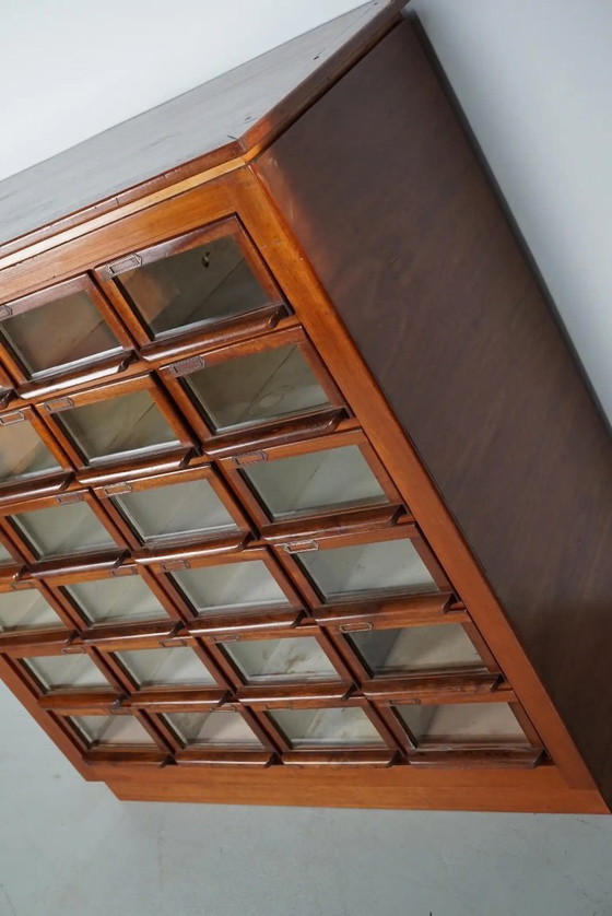 Image 1 of Mercería antigua holandesa de madera noble, década de 1930