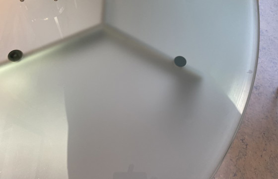 Image 1 of Dining table green/blue glass, Italian design.