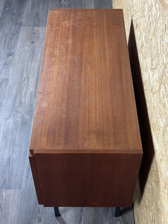Image 1 of 60s 70s teak dressoir ladekast Rego Mobile Deens Modern Design