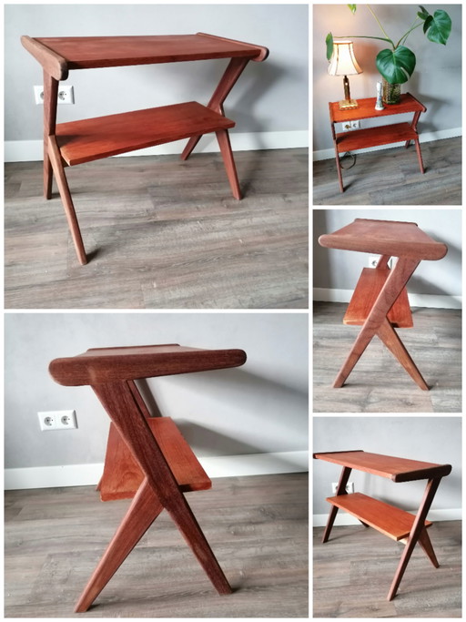 Table d'appoint au design hollandais Mid Century